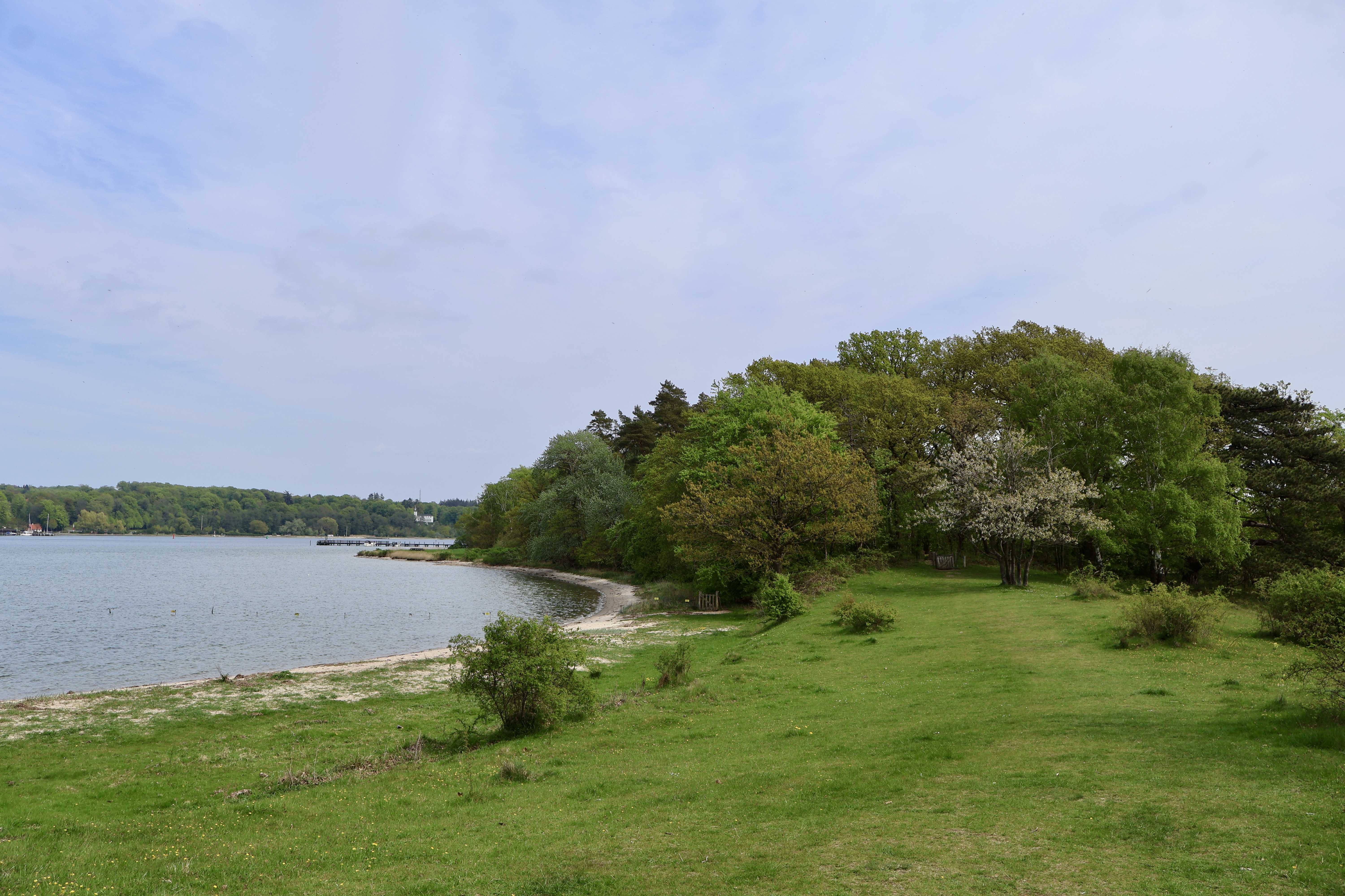 Skansen byder også på en kyststrækning med gode fiskemuligheder.