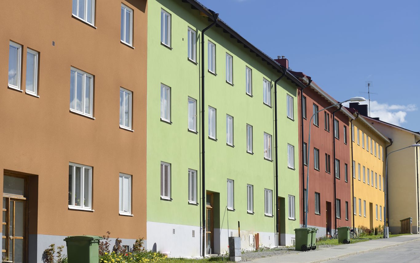 Lejebolig blokke side om side