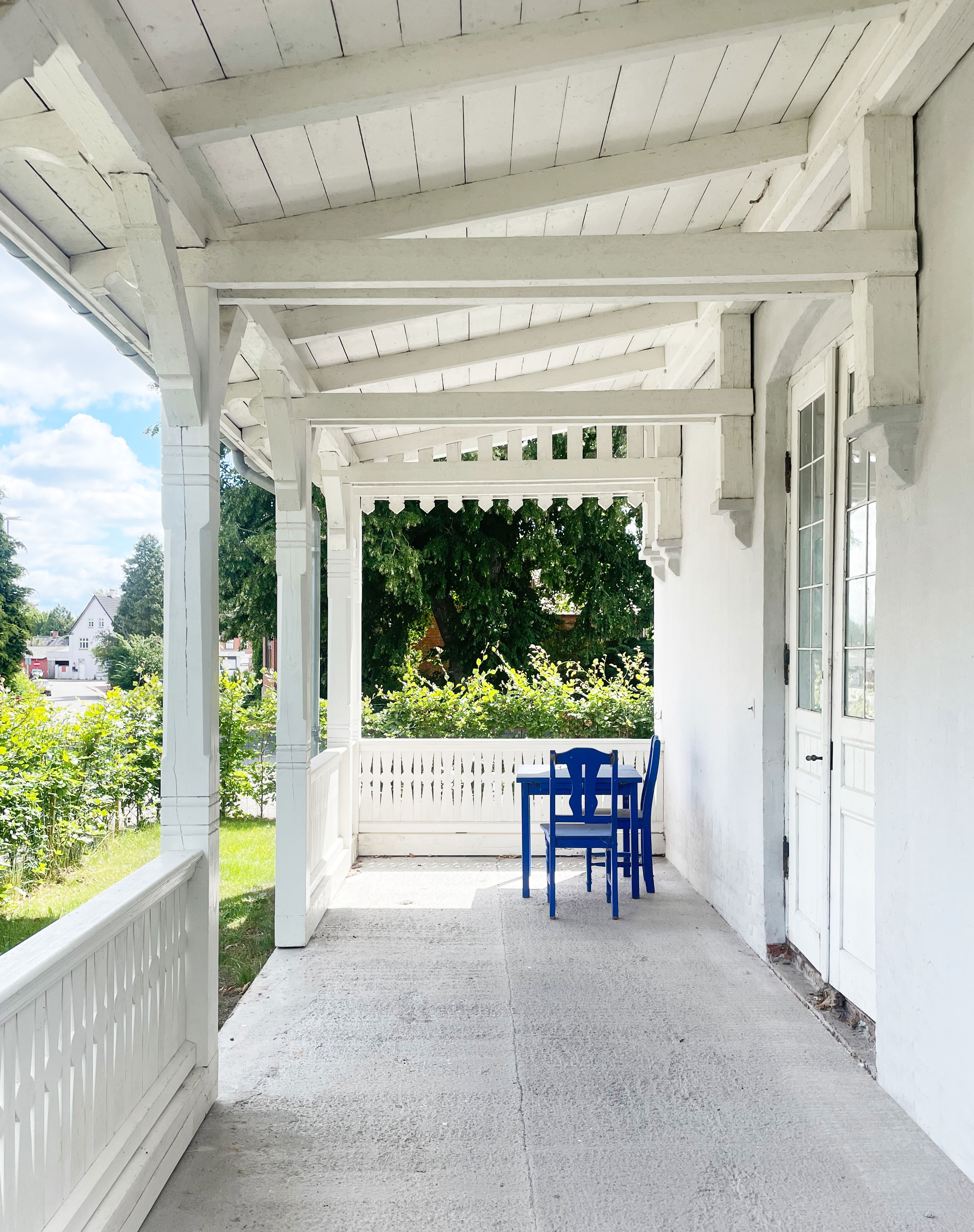 Verandaen efter renoveringen.