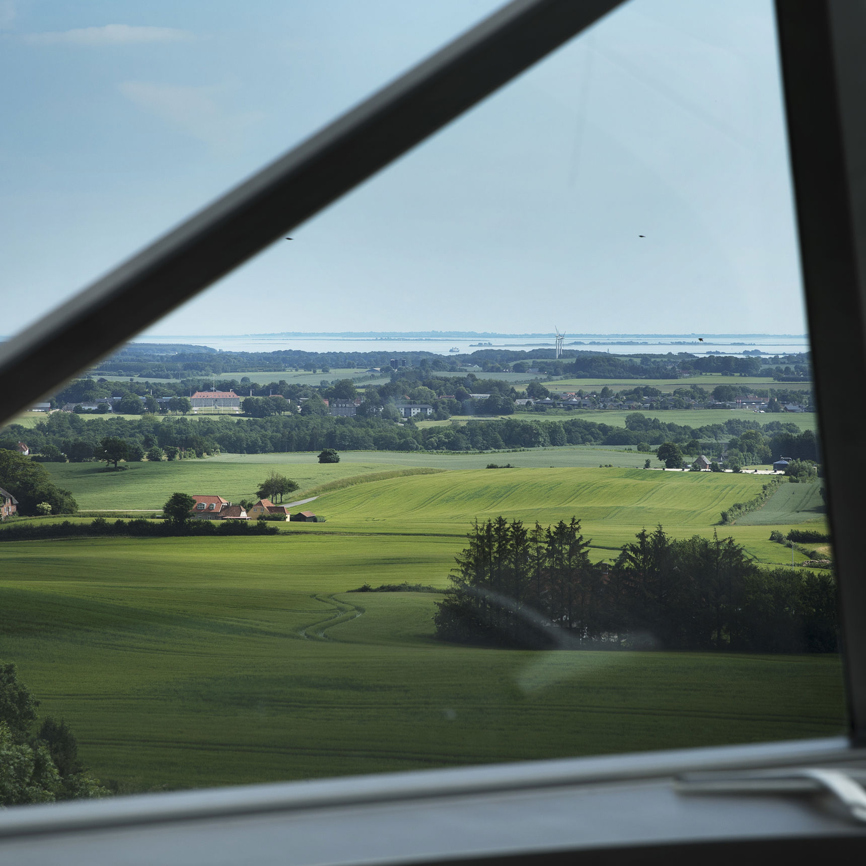 Udsigt over sydfyn fra Egebjerg Mølle