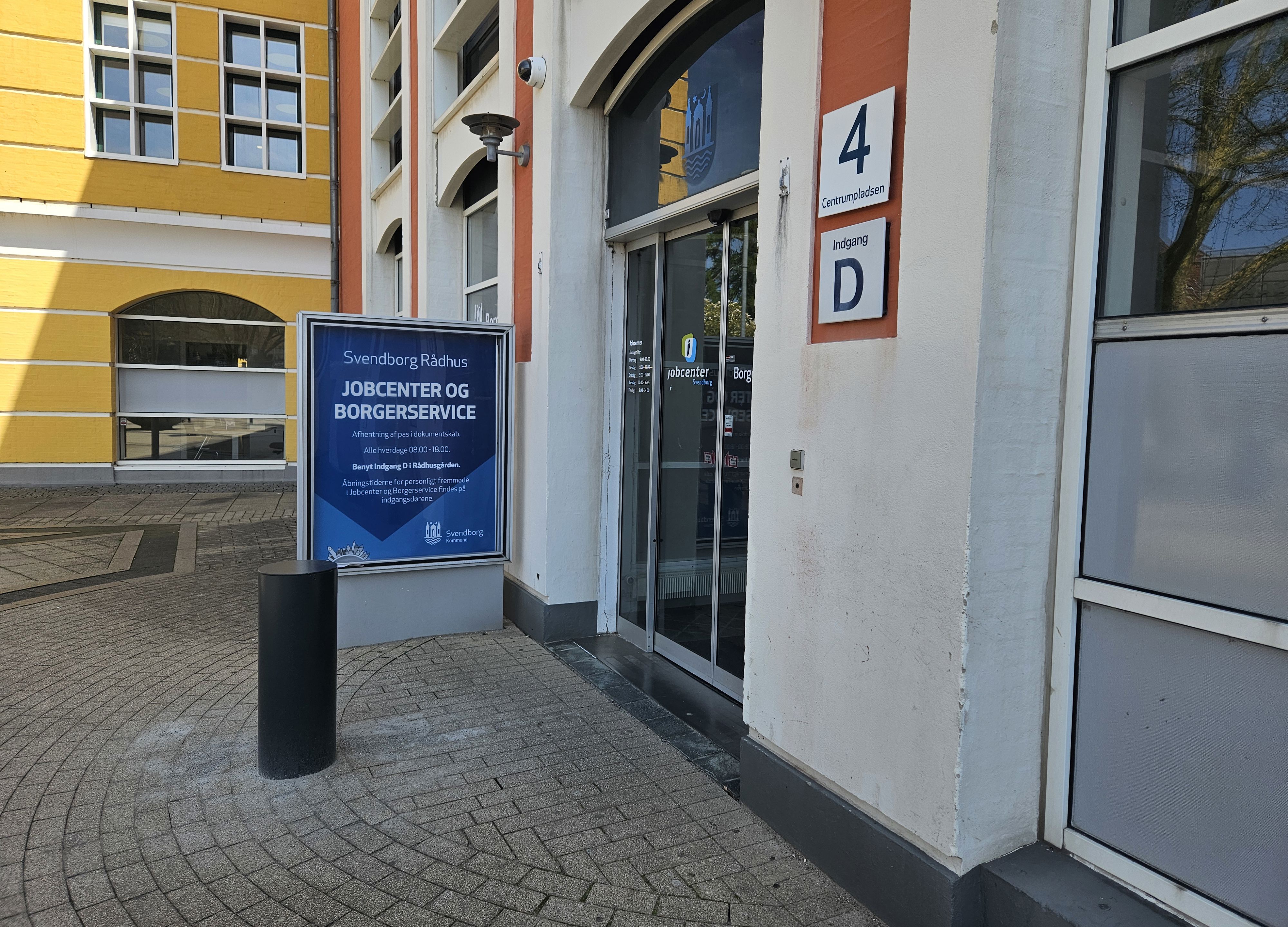 Indgang til Borgerservice