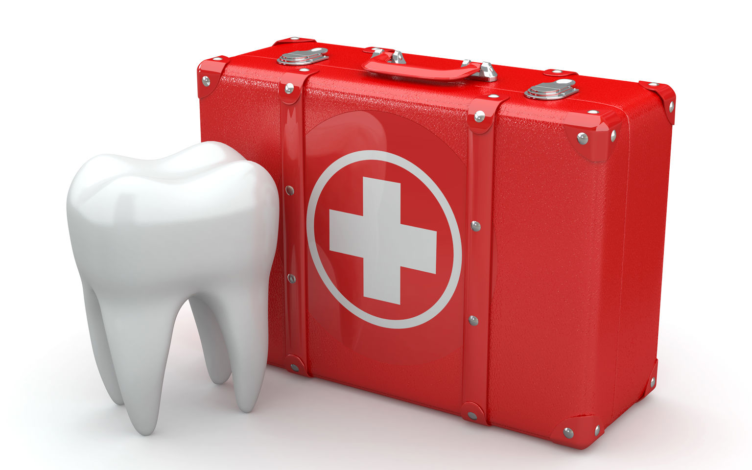 Førstehjælpskuffert og tand