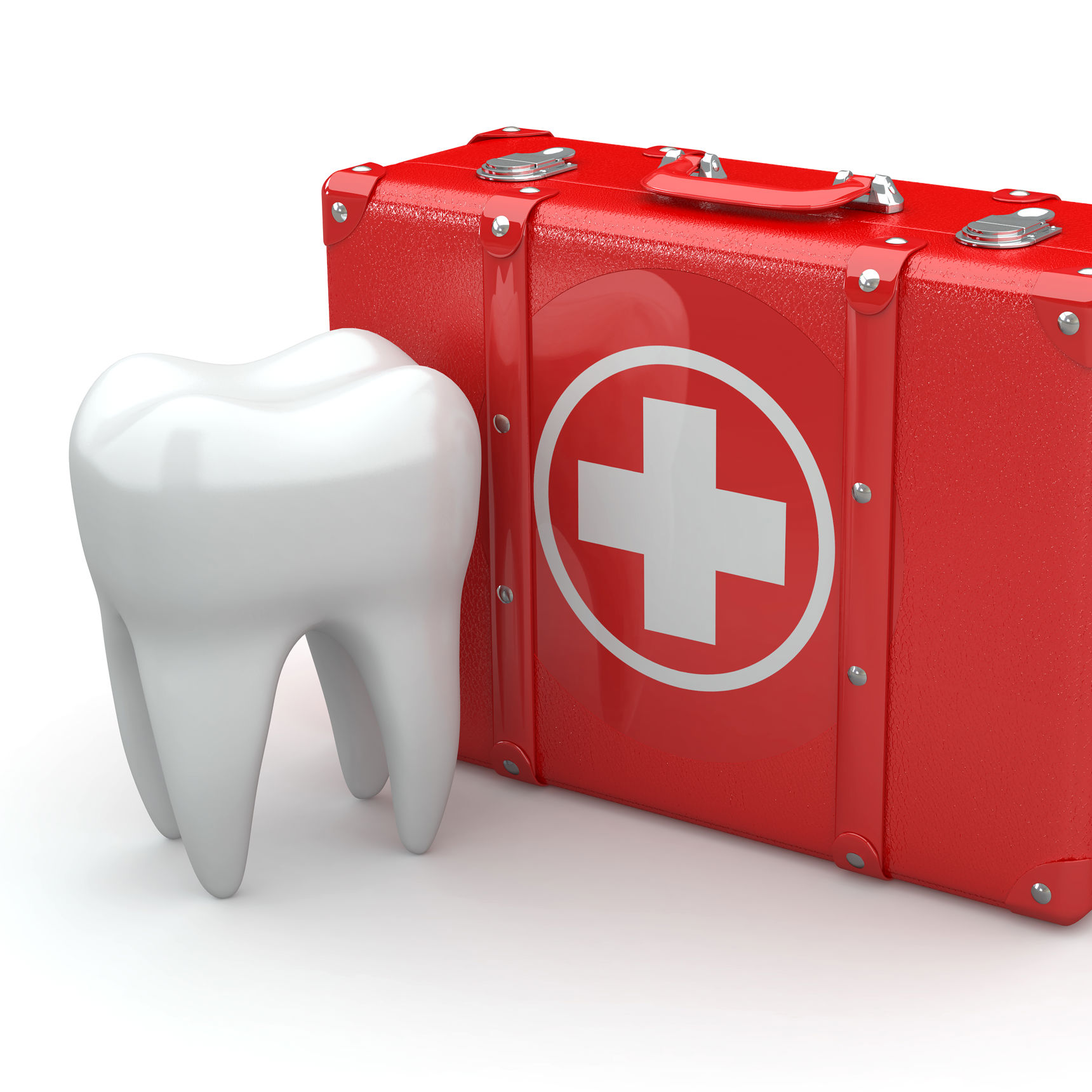 Førstehjælpskuffert og tand