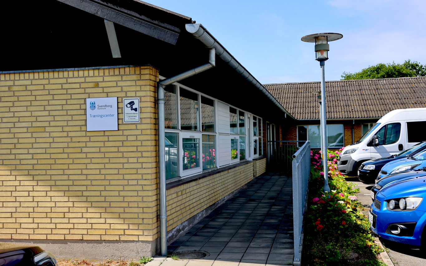 Foto af indgang til Tåsinge Træningscenter